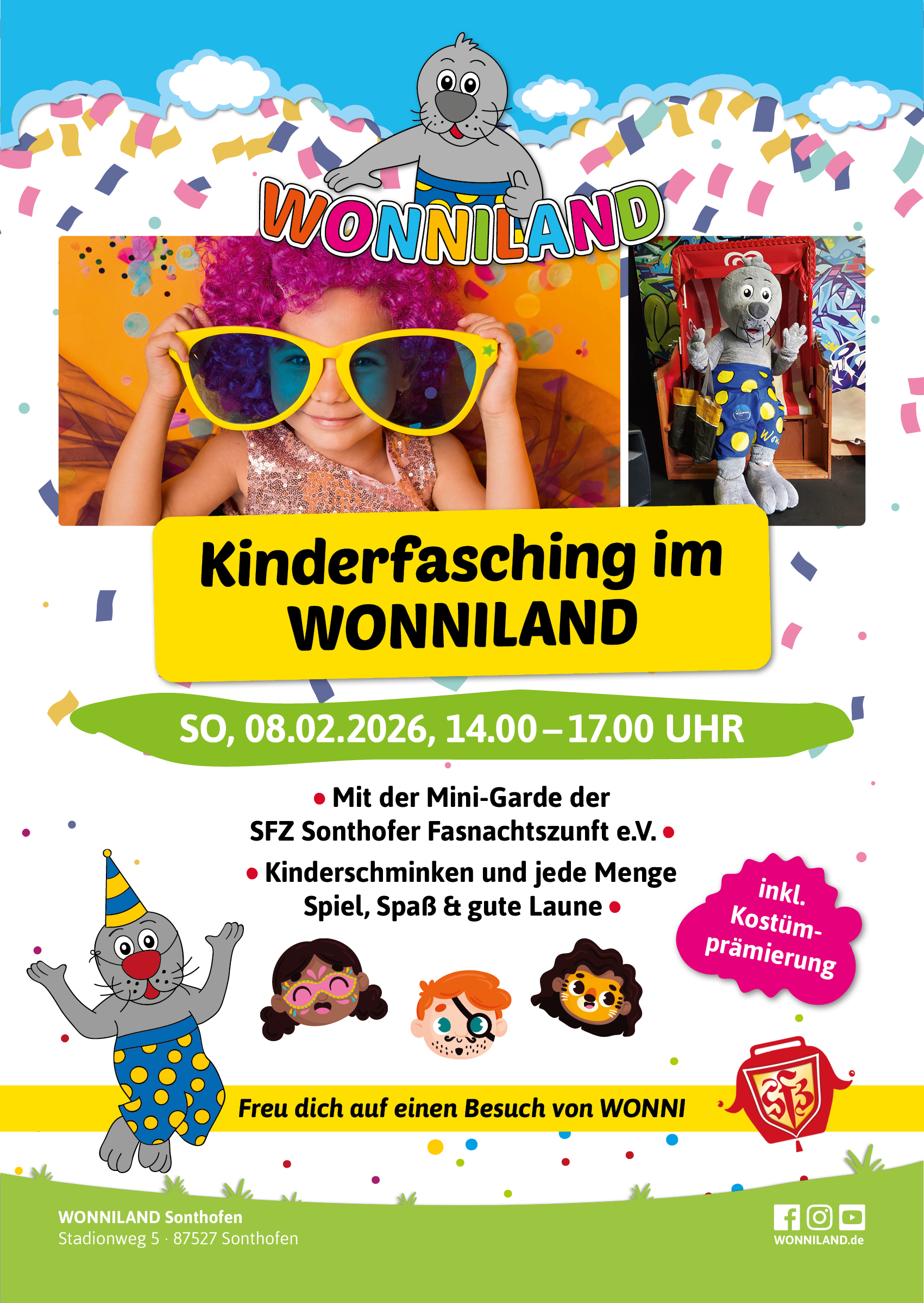 RZ_01_Aktion_Kinderfasching_PL_WEB Kinderfasching Wonniland