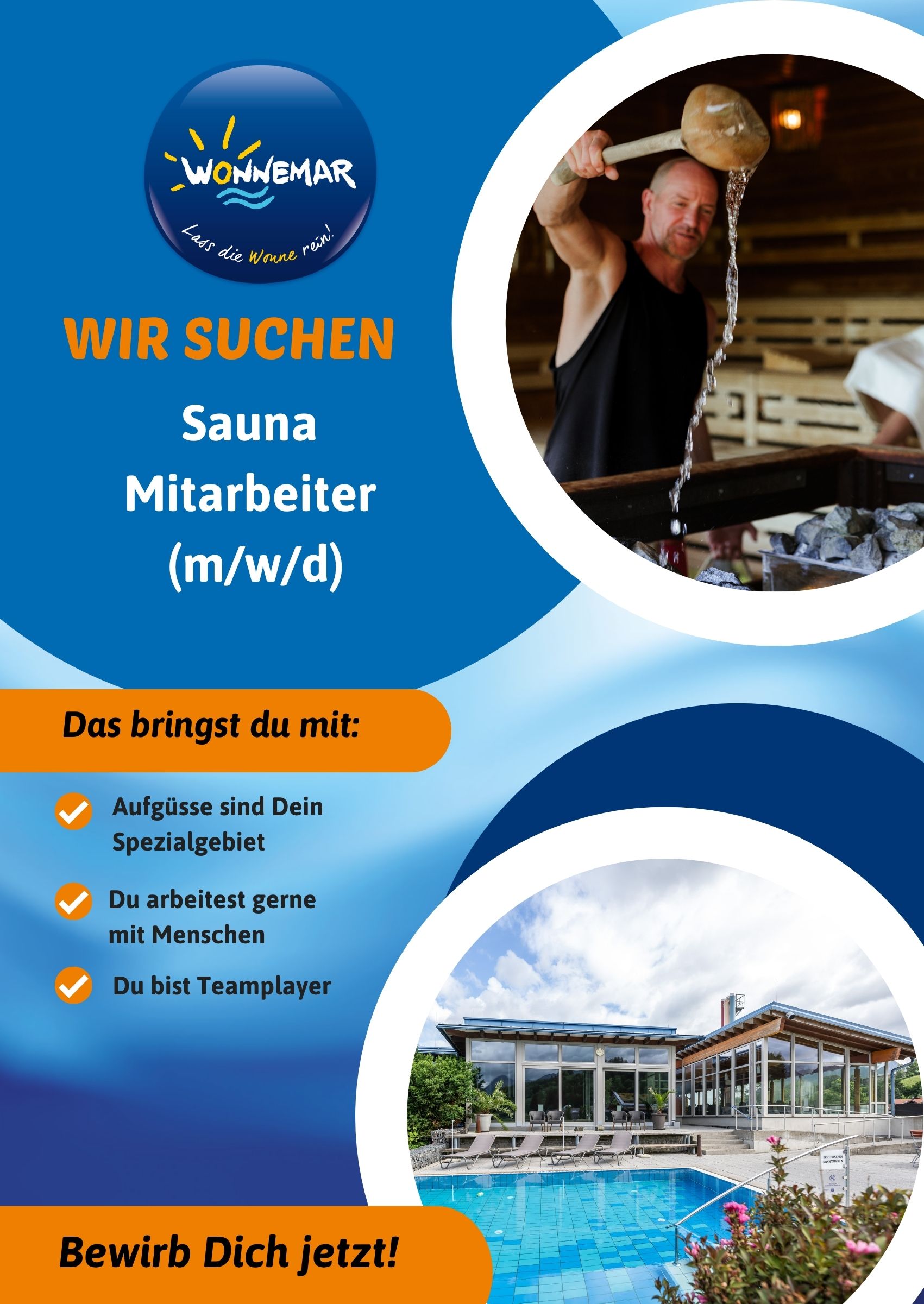 Stellenanzeige Saunawelt