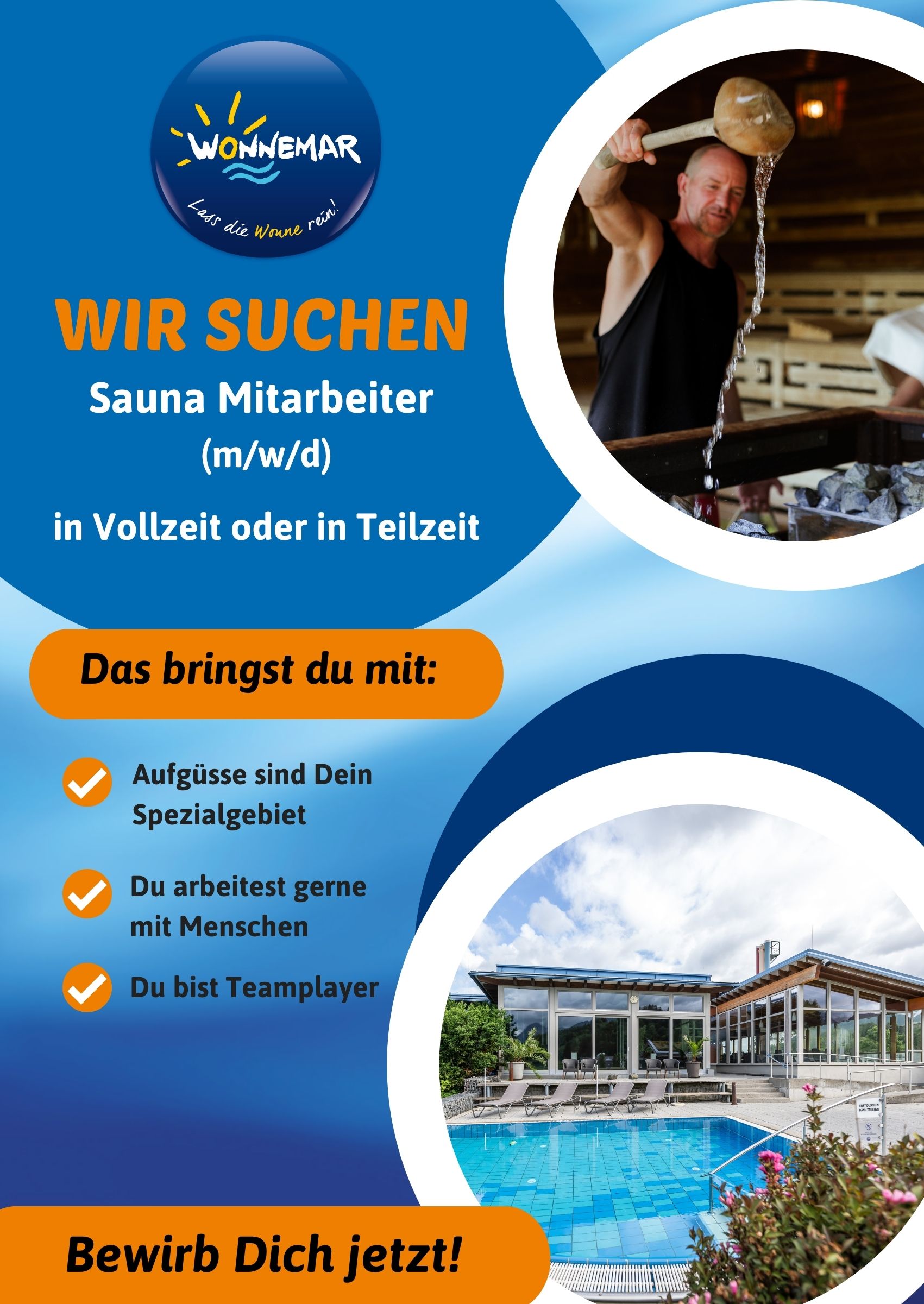 Sauna Mitarbeiter gesucht