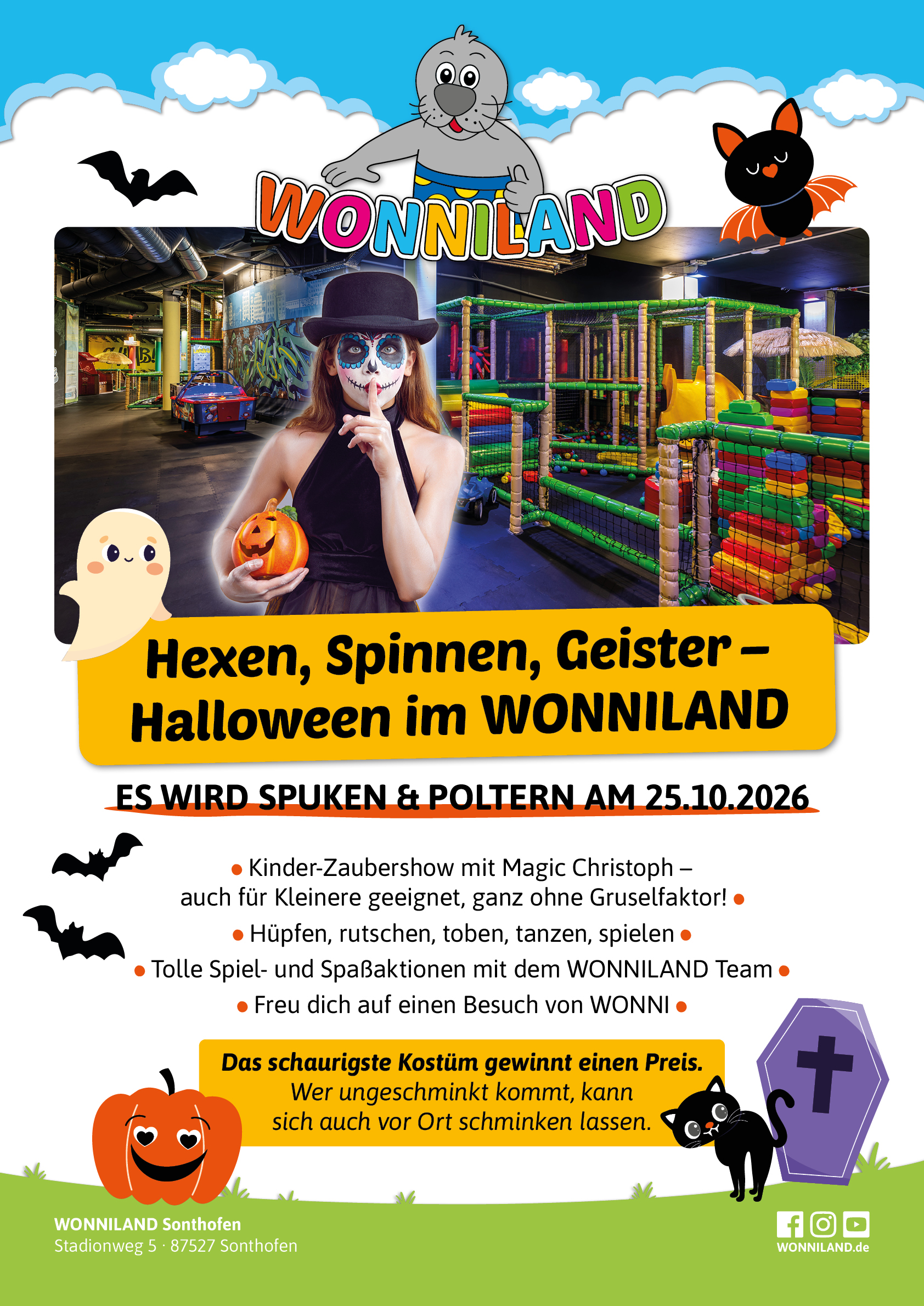 WONNILAND Halloweenparty 2026